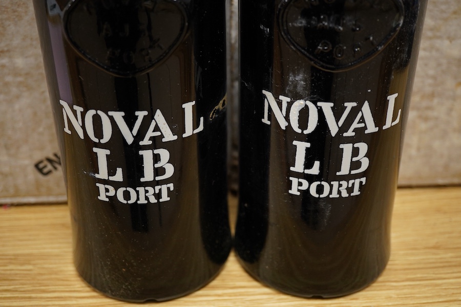 A case and a half of Noval, LB Port (seventeen bottles, boxed)